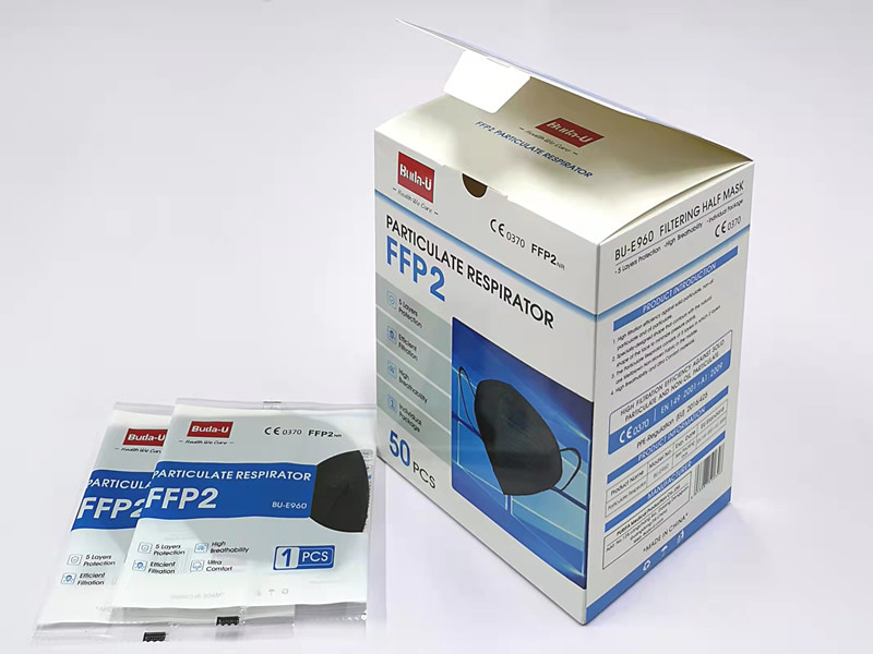 Men Women Folding FFP2 Protective Masks Meets PPE Standard CE 0370