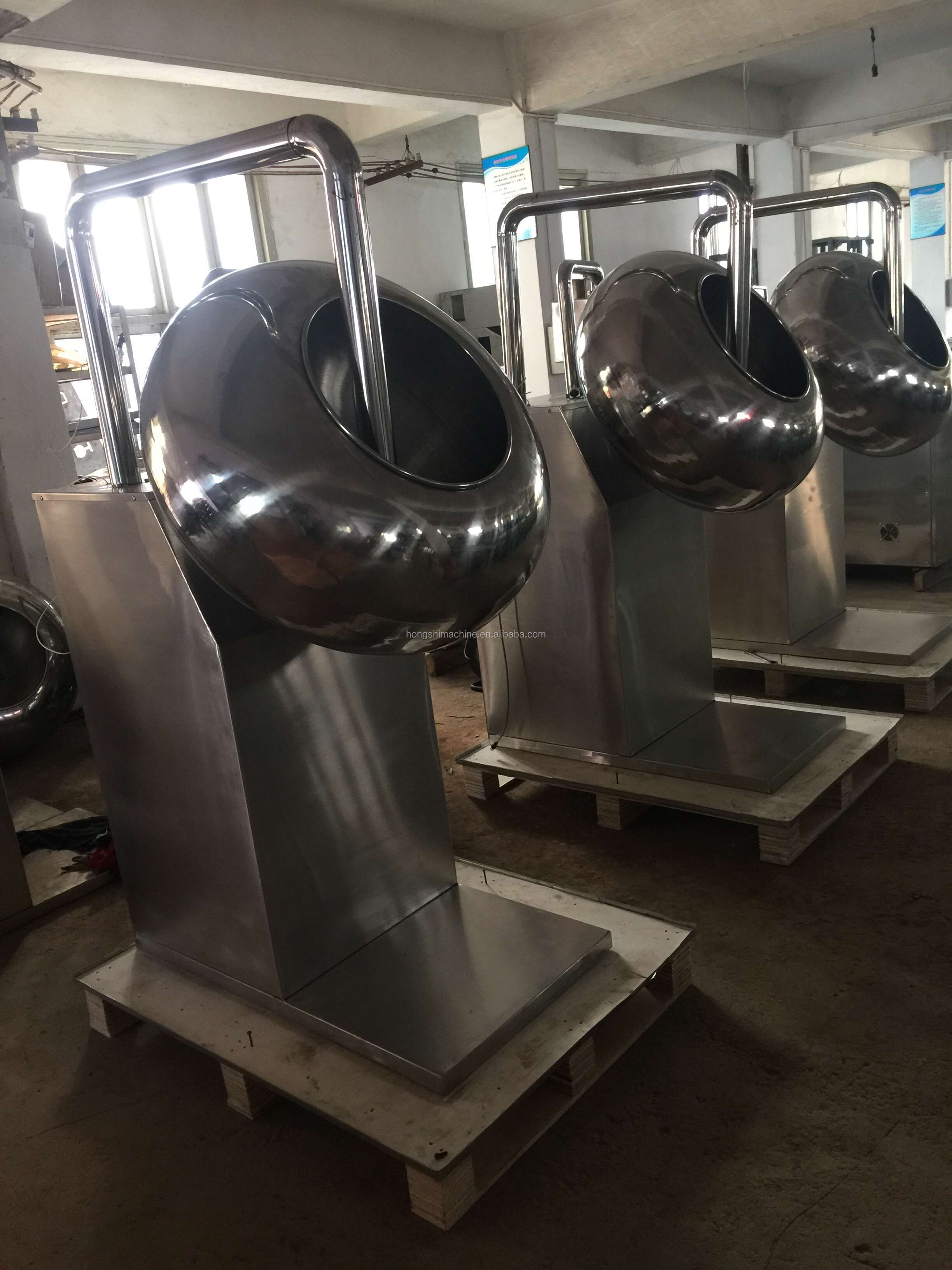 Stainless steel peanut coating machine/chocolate panning machine