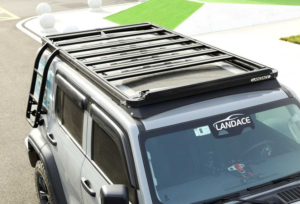 Universal Product Customization Landace Logo Aluminum Alloy Roof Rack for Jeep Tank 300