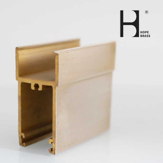 Copper Section and Profile 57-59% Copper H Section Brass T Shape Extrusion Profiles C38500 C3604 C36000 Chinese Supplier