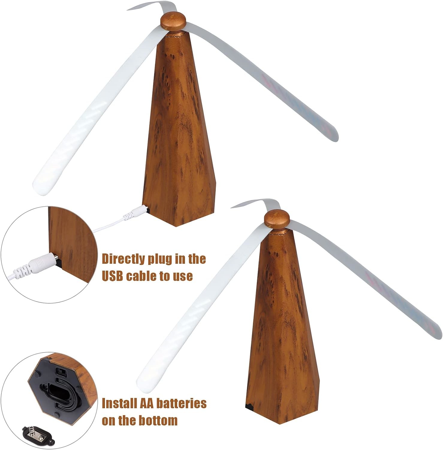 OEM Design Manufacturer Supplier with 3 Fan Blades UV Fly Killer Summer Free Standing Fly Trap ABS Fly Repellent Fan