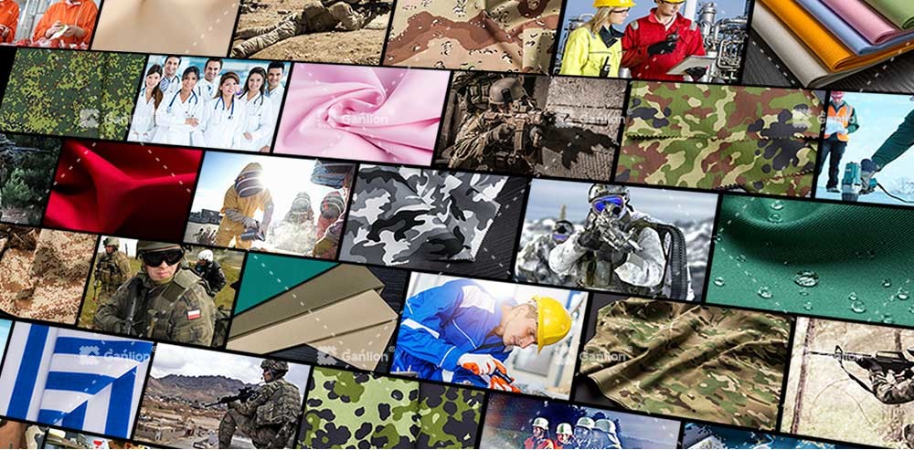 Anti Mosquito Nylon Cotton Fabric IRR camouflage Uniform Material