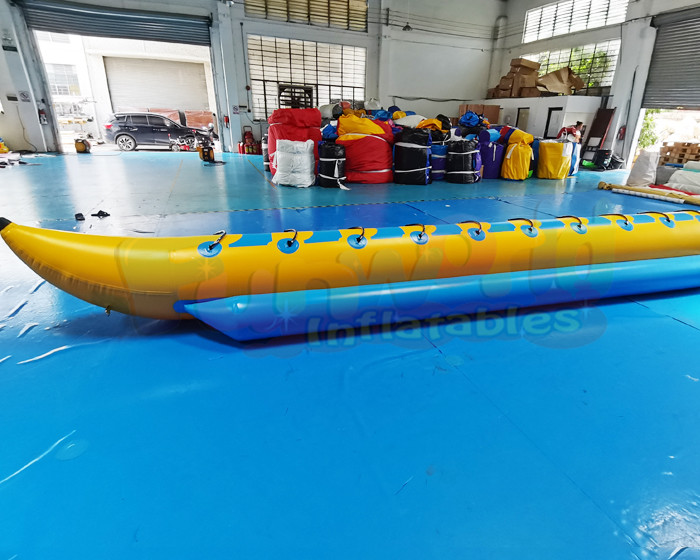 Blow Up Water Equipment Rowing Banana Inflatable Boat Toys