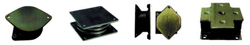Mechanical Rubber Shock Absorber With Customized Size And Shape Black Absorbers