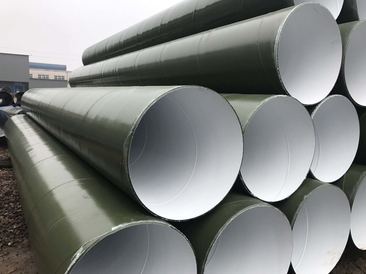 Penstock Pipe Spiral Welded Steel Pipe Turbine Spare Parts For Hydropower Welded Steel Tube