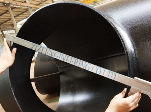 Welded Steel Pipe Tee DN1200 x DN1000 Sch STD ASTM A234 WP5 Alloy Steel Material