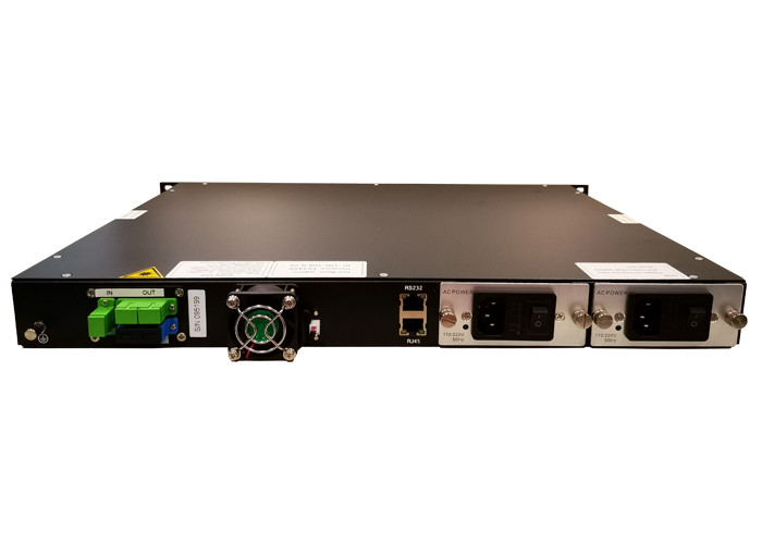 2 Ports EDFA Erbium Doped Fiber Amplifier 1550nm SC/1U Web NMS NMS