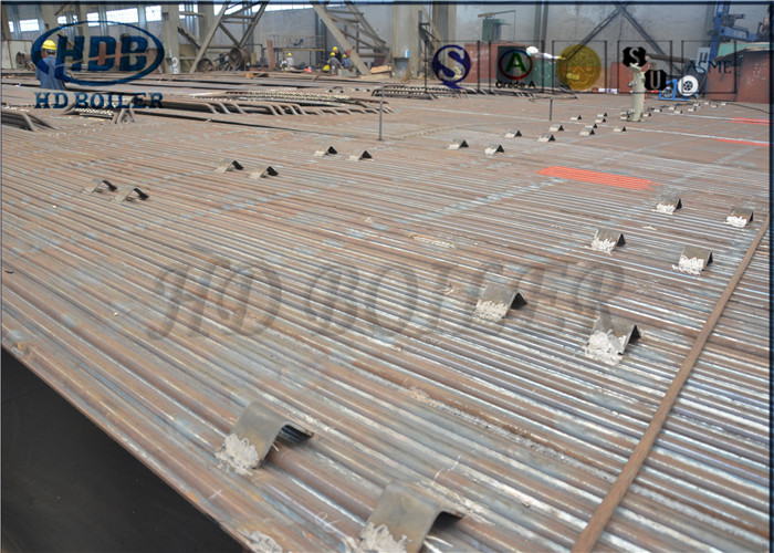 Coal Steam Boiler Spare Parts Seamless Steel Membrane Water Wall Panels ASME Standard
