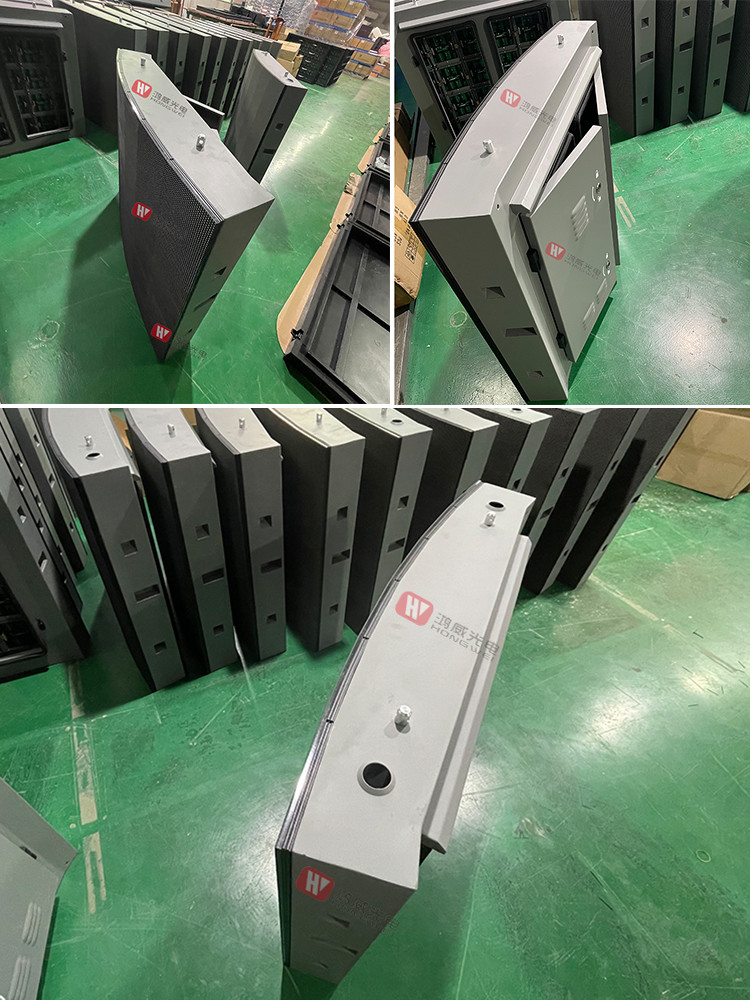 Full Color P5 1R1G1B Outdoor Curved LED Display SMD2525