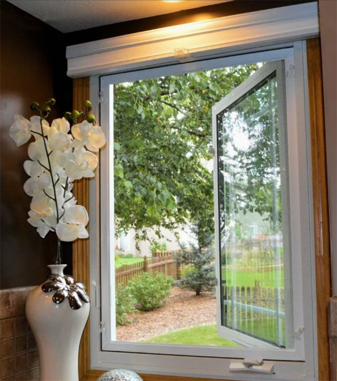 Double Inward Opening Thermal Insulated Aluminum Casement Windows
