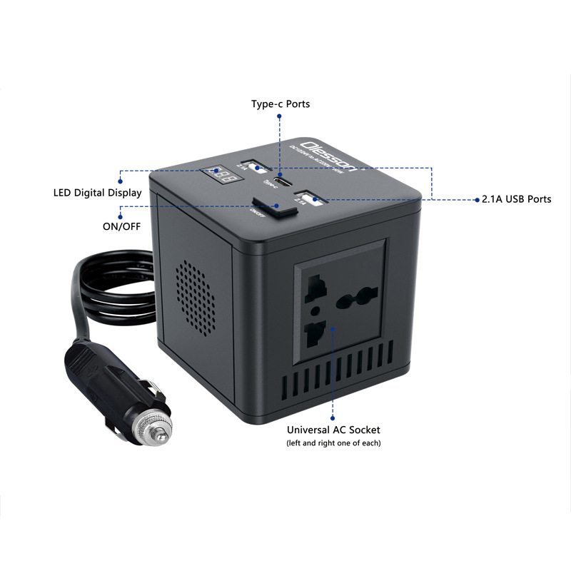 12V 10A Inverter And Car Battery Charge Car And Inverter Battery Charger - 20A Converter 12V 24V To 220V Car Power Inverter