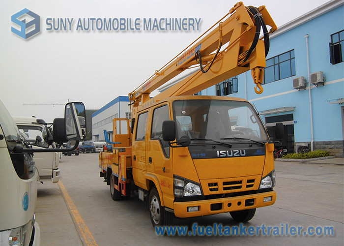 ISUZU 600P 130hp High Altitude Operation Truck , 16M Aerial Platform Truck
