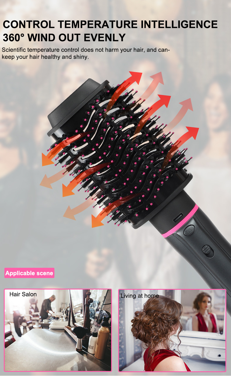 Oem One Step Hair Dryer And Styler Volumizer Ionic 4 In 1 Lightweight