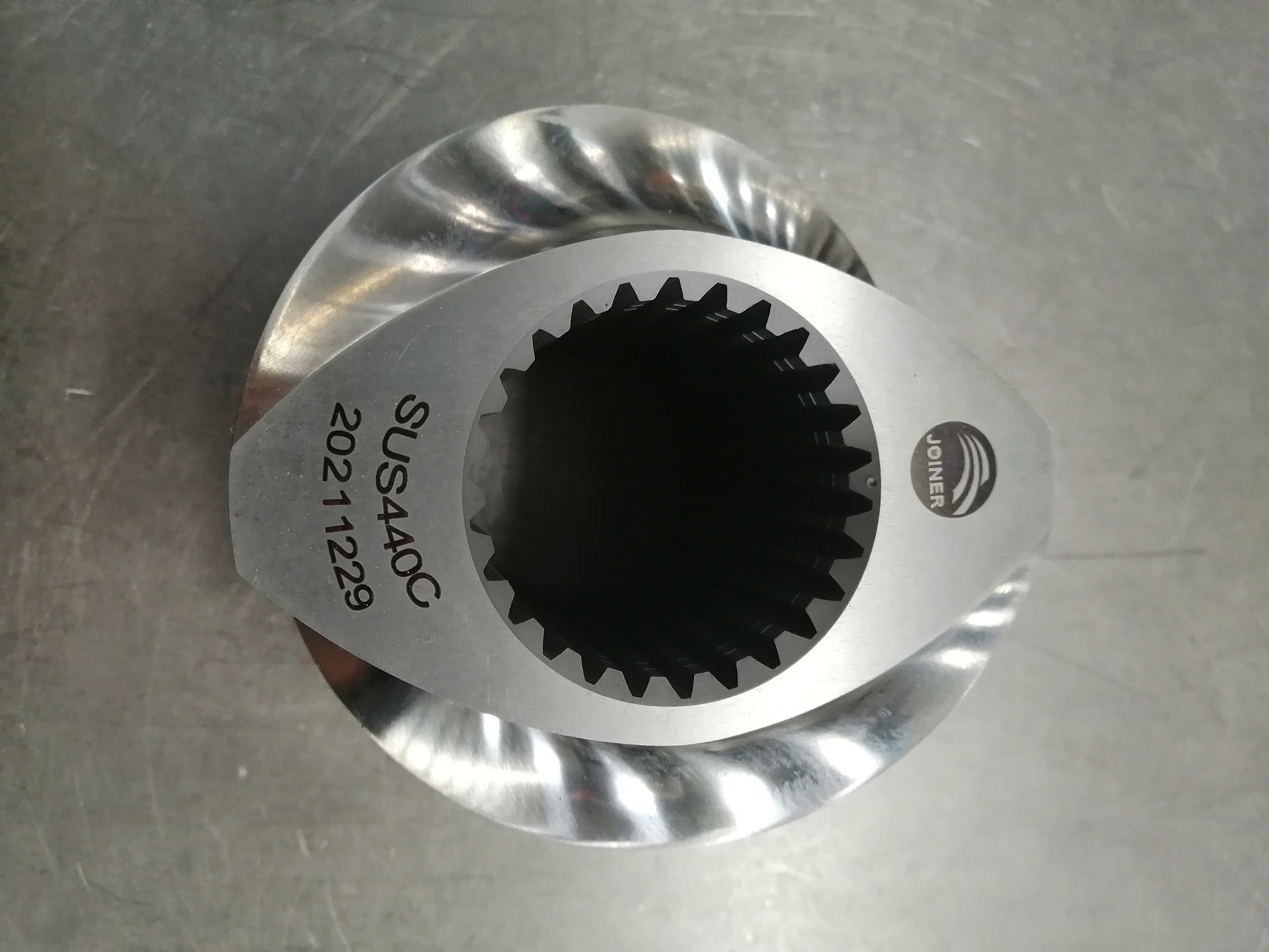 Model120 Standard 440C Stainless Steel Twin Screw Extruder Machine Segments Screw Elements