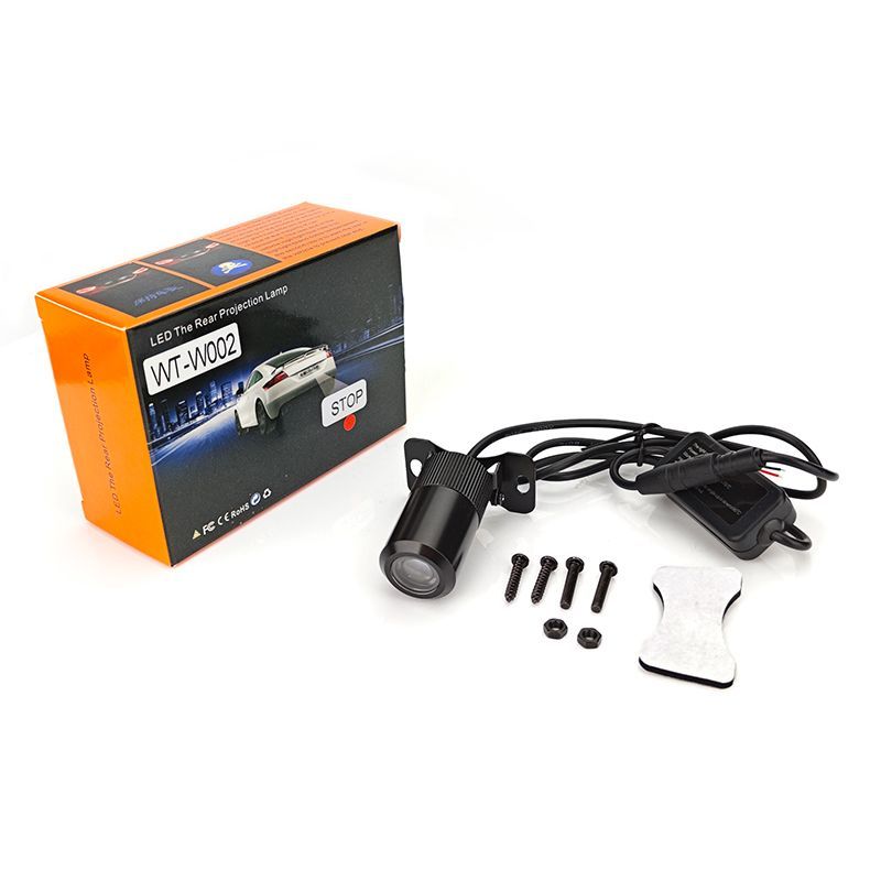 3W Mini Car Rear Projector Light Safety Warning Light