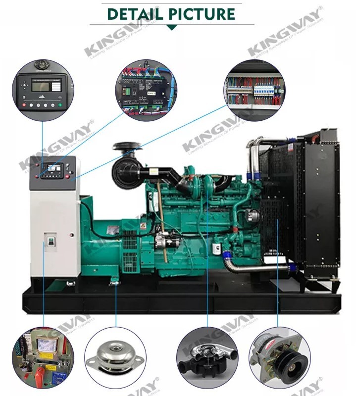 CE 50hz 1500rpm 3 Phase 600kw 800kva 750kva Open Diesel Container Generator Set