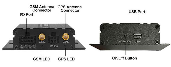 FCC 500mAh External Battery Logistic CDMA GPS Tracker VT900-LA