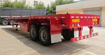 CIMC used Heavy Loading Capacity 40 60 80 100 Ton 3 Axle 4 Axle 40ft 45ft Container Flatbed Semi Trailer To Africa