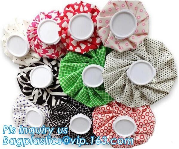 Solid and Multicolor cotton medical ice cooler bag pack, Nylon Colorful Home Care Hot Cold Packs Ice Bag, medical cloth