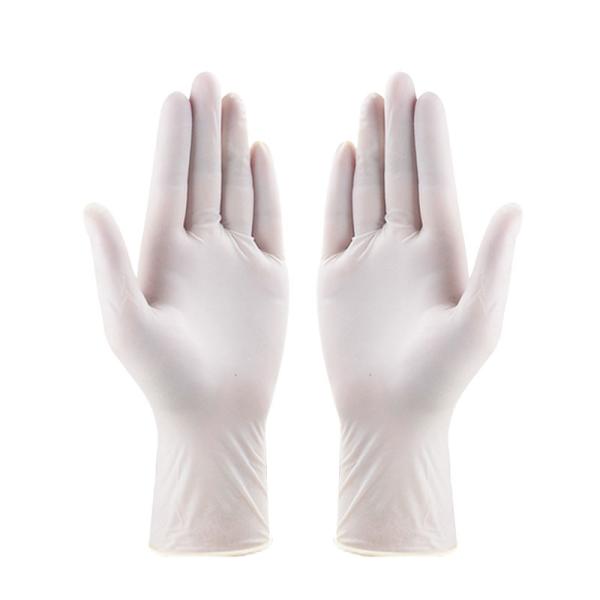Buy cheap OEM ODM Material 4.5g White Disposable Latex Gloves product