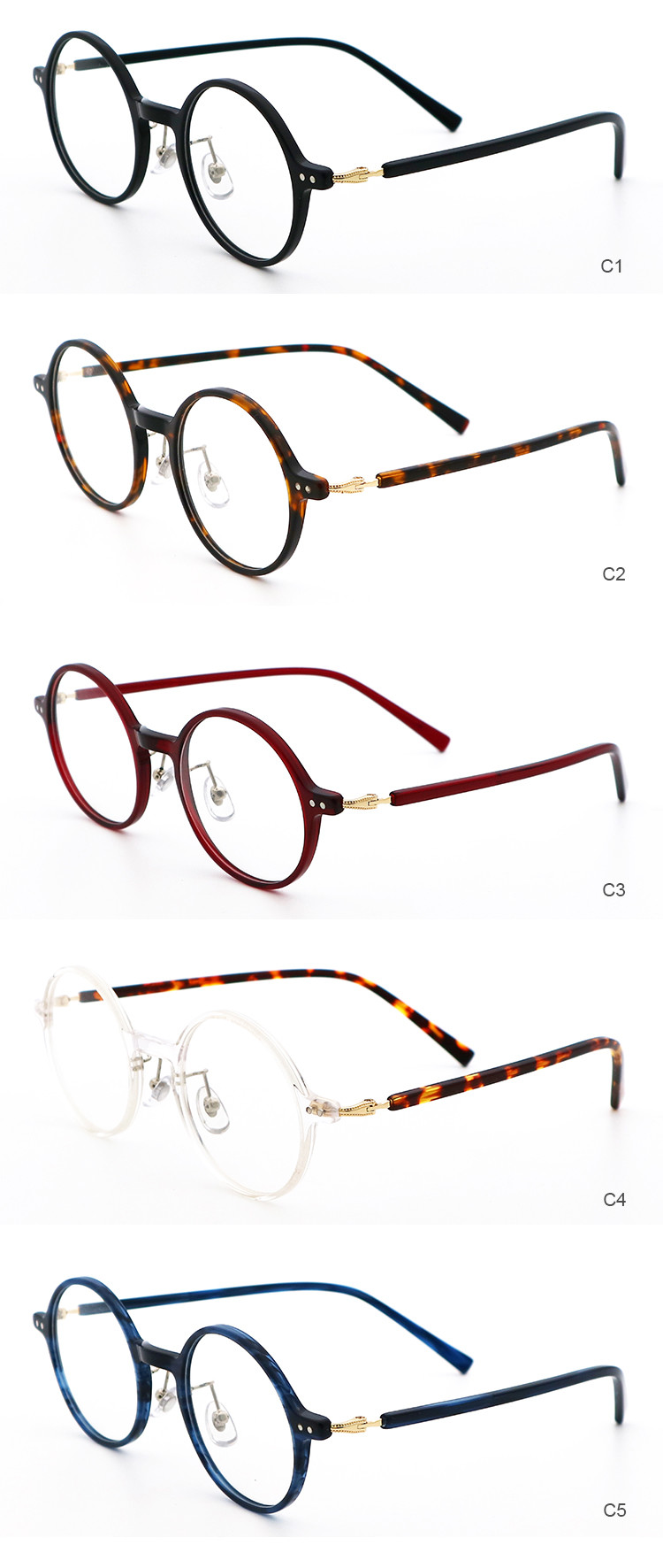Customization New Design Acetate Optical Frame Fashion MR 98A08