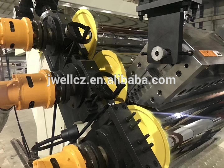 Jwell PET PP PLA PVC PE PC Plastic Packaging Box Production Extrusion line