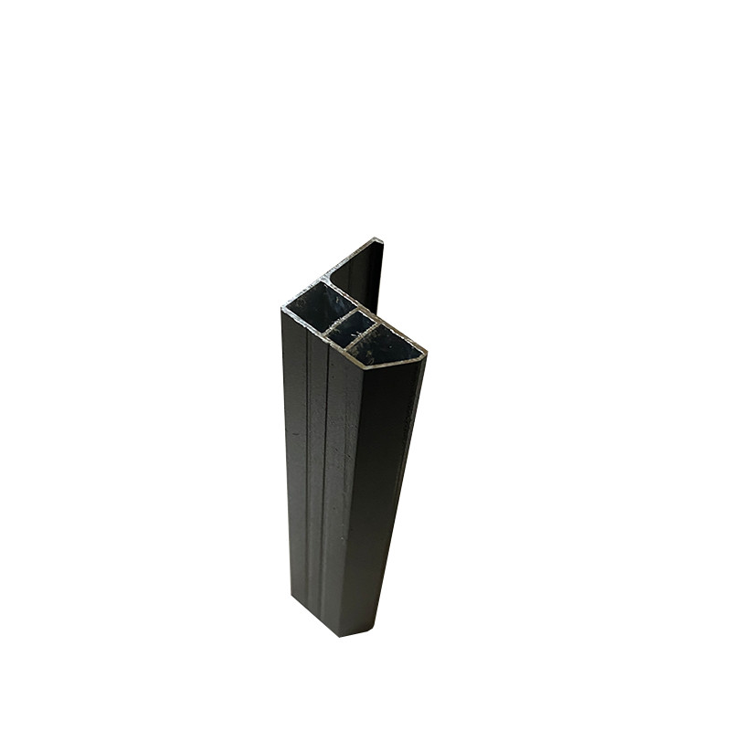 White / Black / Transparent Wire Colour Aluminium Rail Track With Customizable Width