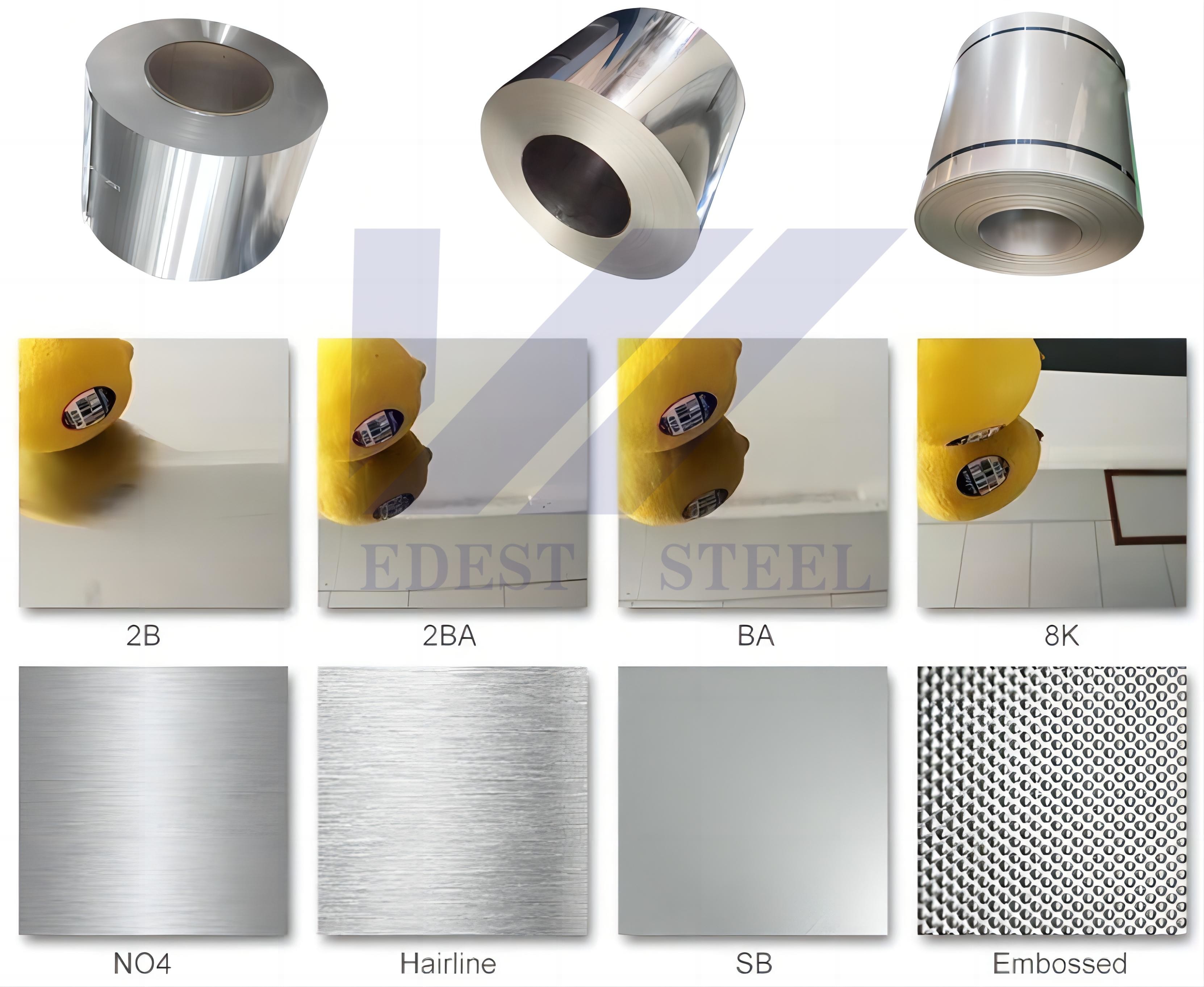 304 Stainless Steel Coil Free Slit Edge / Mill 3mm-16mm