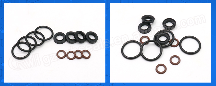 Hydraulic Pilot Lever Valve Seal Kit Rubber For CAT Excavator