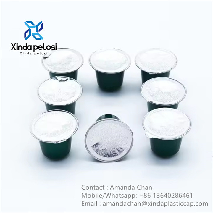 Aluminum Empty Capsules With Foil Lid Coffee Cup For Hard Capsule Powder