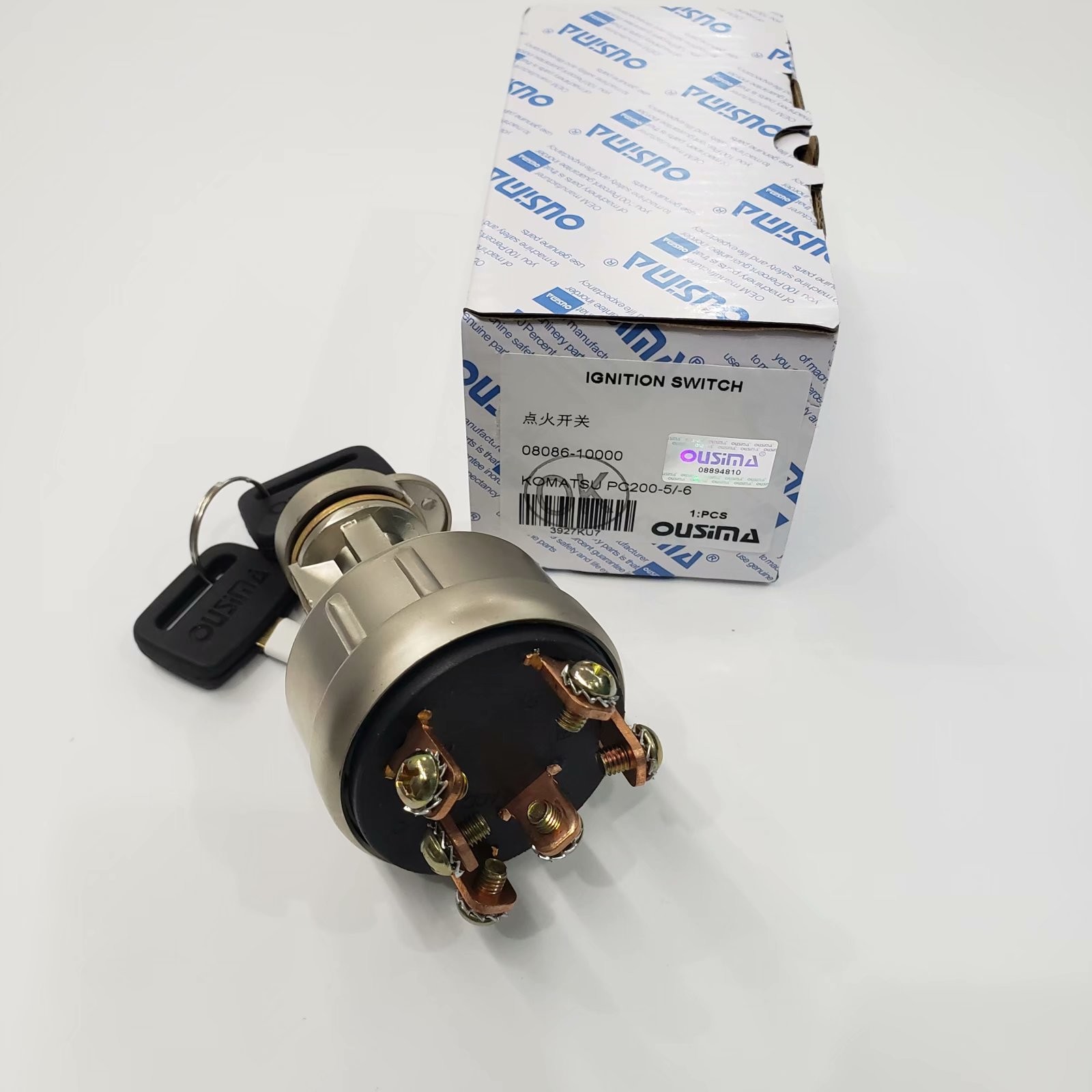 KOMATSU Ignition Start Switch 08086-10000 For PC200-5 PC200-6
