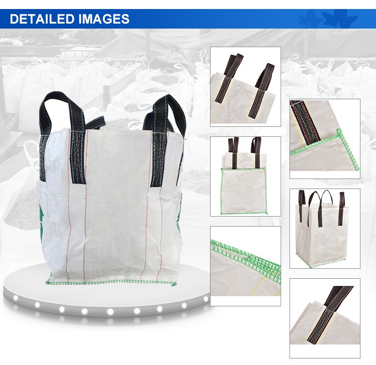 1 Ton Cement Jumbo Bags 5:1 PP Cement Mortar Bag 120g/m2 - 220g/m2