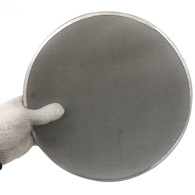 High Temperature Resistant Stainless Steel Extruder Screen Mesh For Plastic Recycling