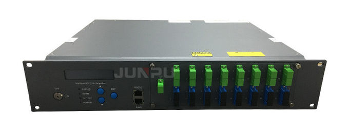2U 16 Ports Catv Edfa Combiner , Wdm Erbium Doped Fiber Amplifier 1550nm