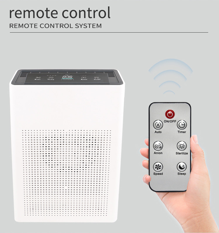 40W HEPA Carbon Filter Air Purifier 220M3/H Remote Control