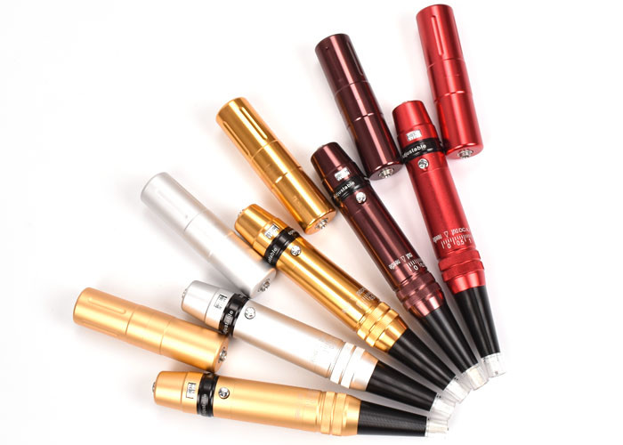 Professional Permanent Makeup Tattoo Gun / Wireless Digital Tattoo Pen with External Battery