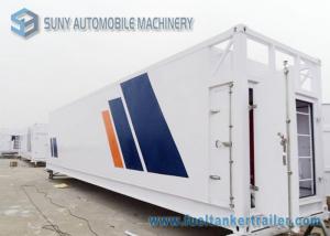 Buy cheap 64000 L Mobile Refuel Station Container Oil Tank Trailer 40HQ Oil Storage Tank Container product