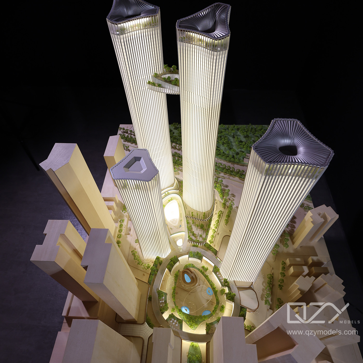 KPF 1/500 L.GEM Baishizhou Skyscrapercity Scale Models Commercial Complex Building