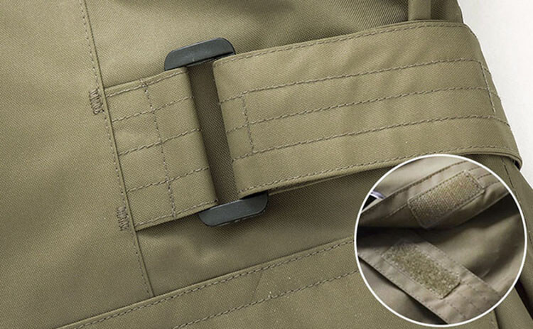 2 Pieces Camping Coat Seamless Waterproof Zipper Adjustable Cuff Hign Density