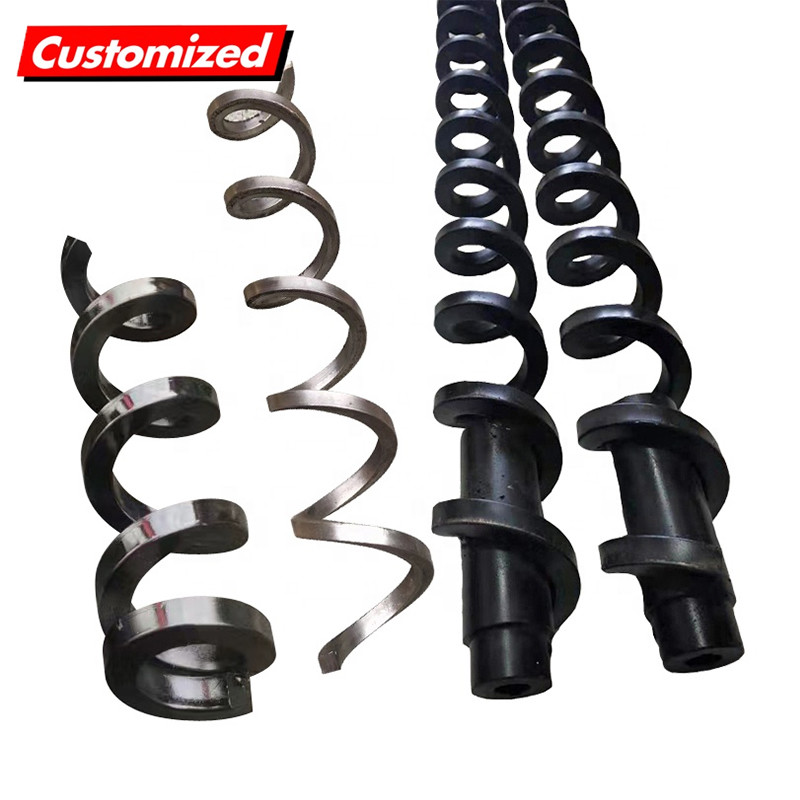 Easy Operation Screw Conveyor Factory Direct Spiral Auger Hollow Square Steel Screw Chip Conveyor Screw Shaft