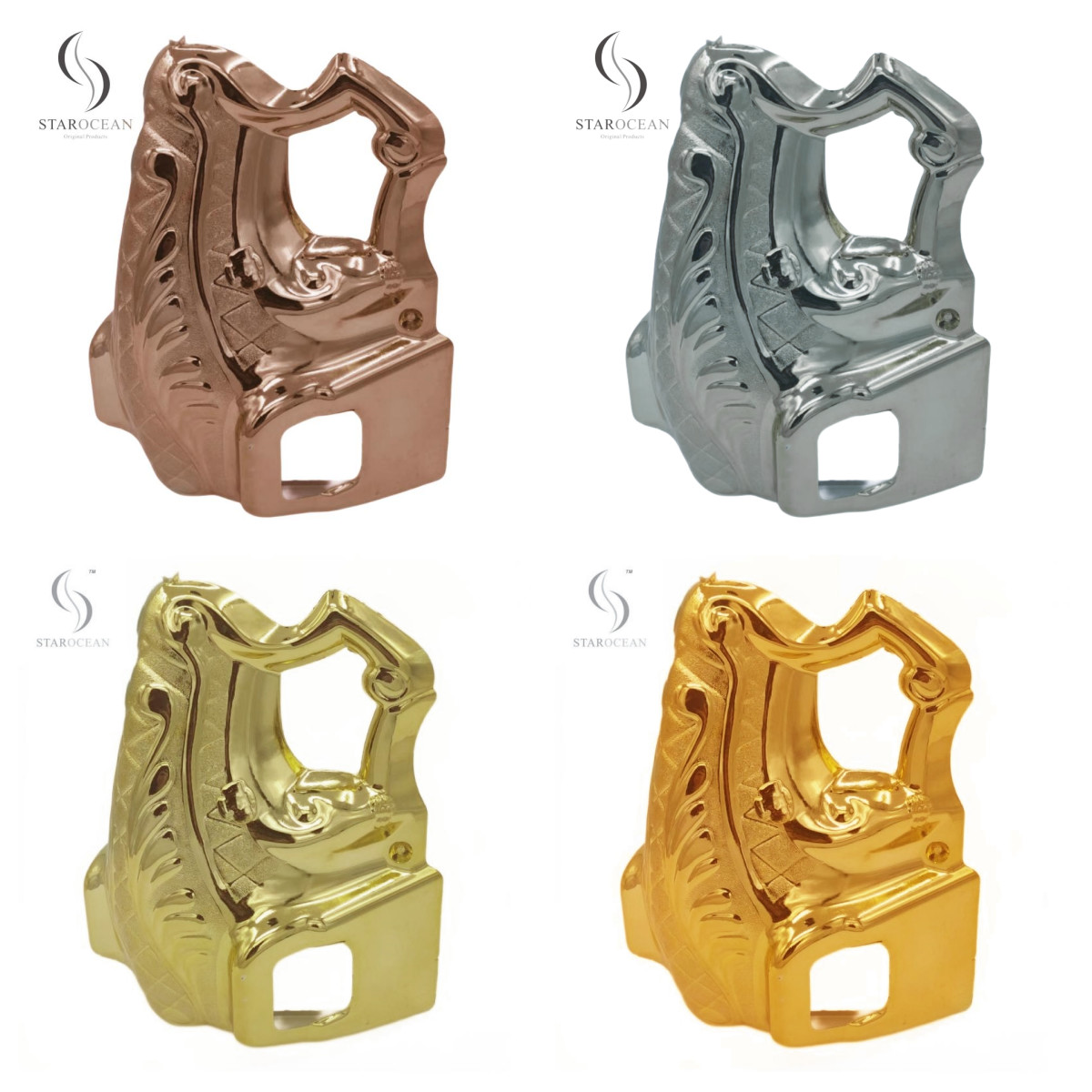 Bronze Plastic Coffin Corners, American Style Coffin Handles And Decorations 4# B