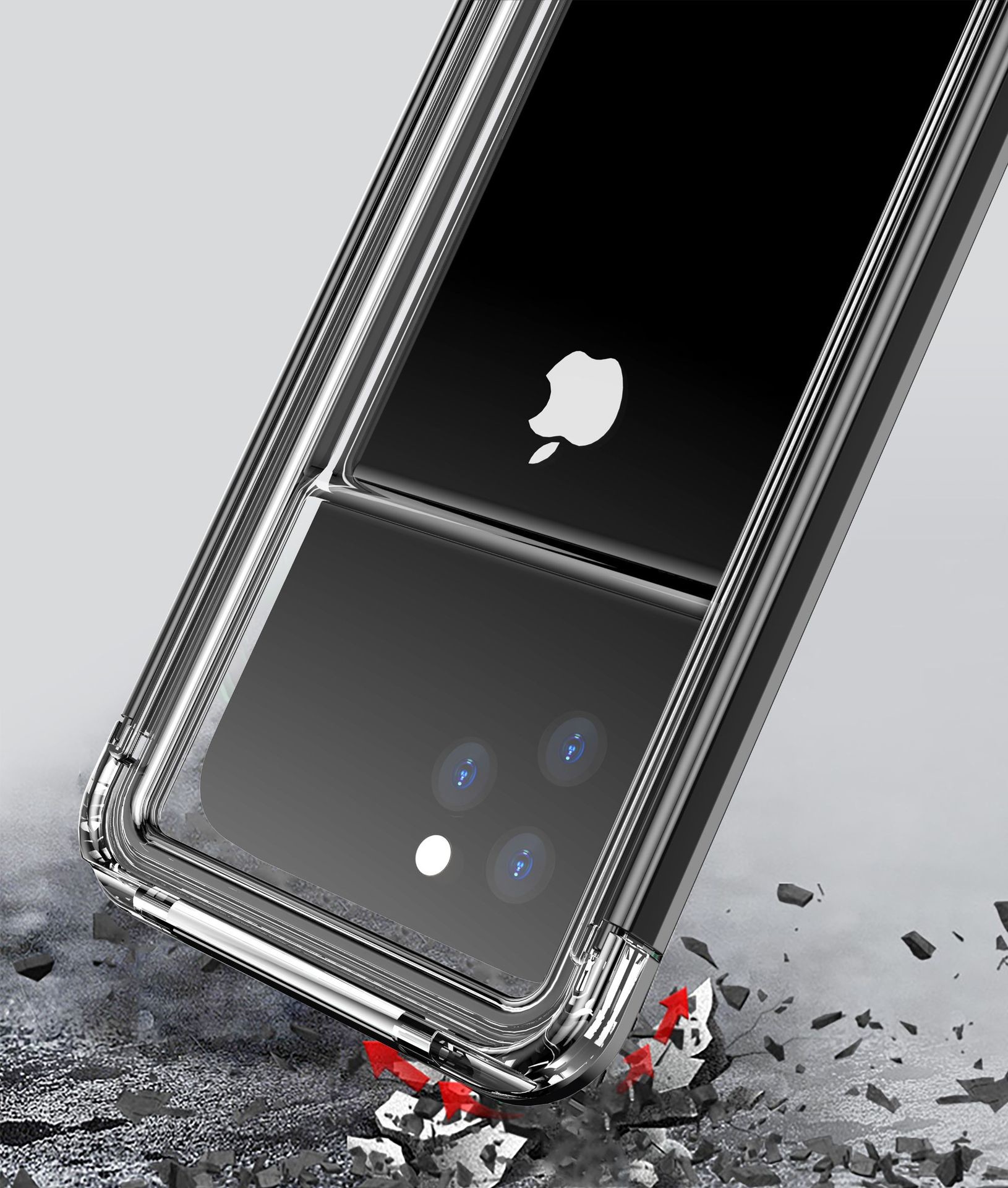 High Protective Waterproof Smartphone Cases ABS TPU Hybrid Anti Knock For Iphone 12