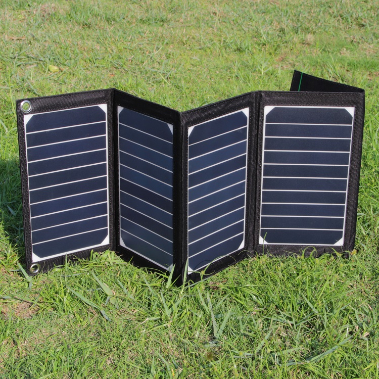 Sunpower Cell 20w Folding Solar Panel Easy Carry Lightweight Camping Solar Panels