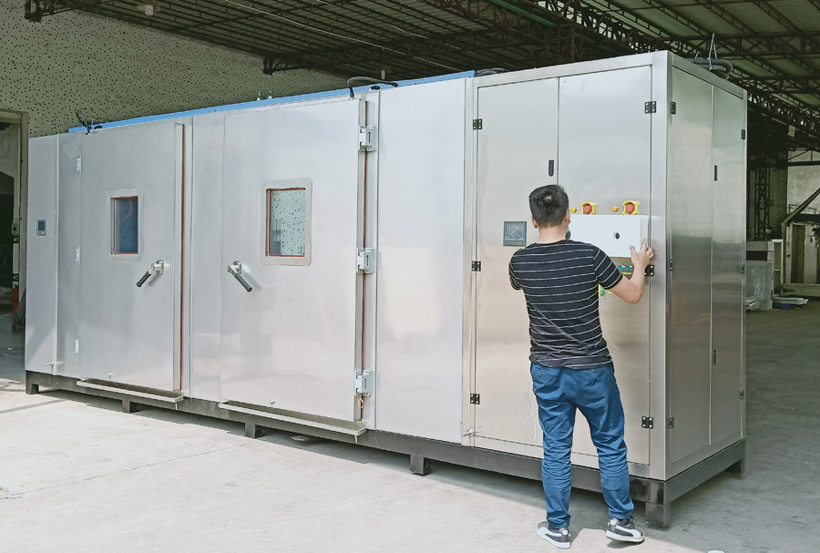 Water Cooled Walk In Test Chamber AB Chamber Separate Control 380V