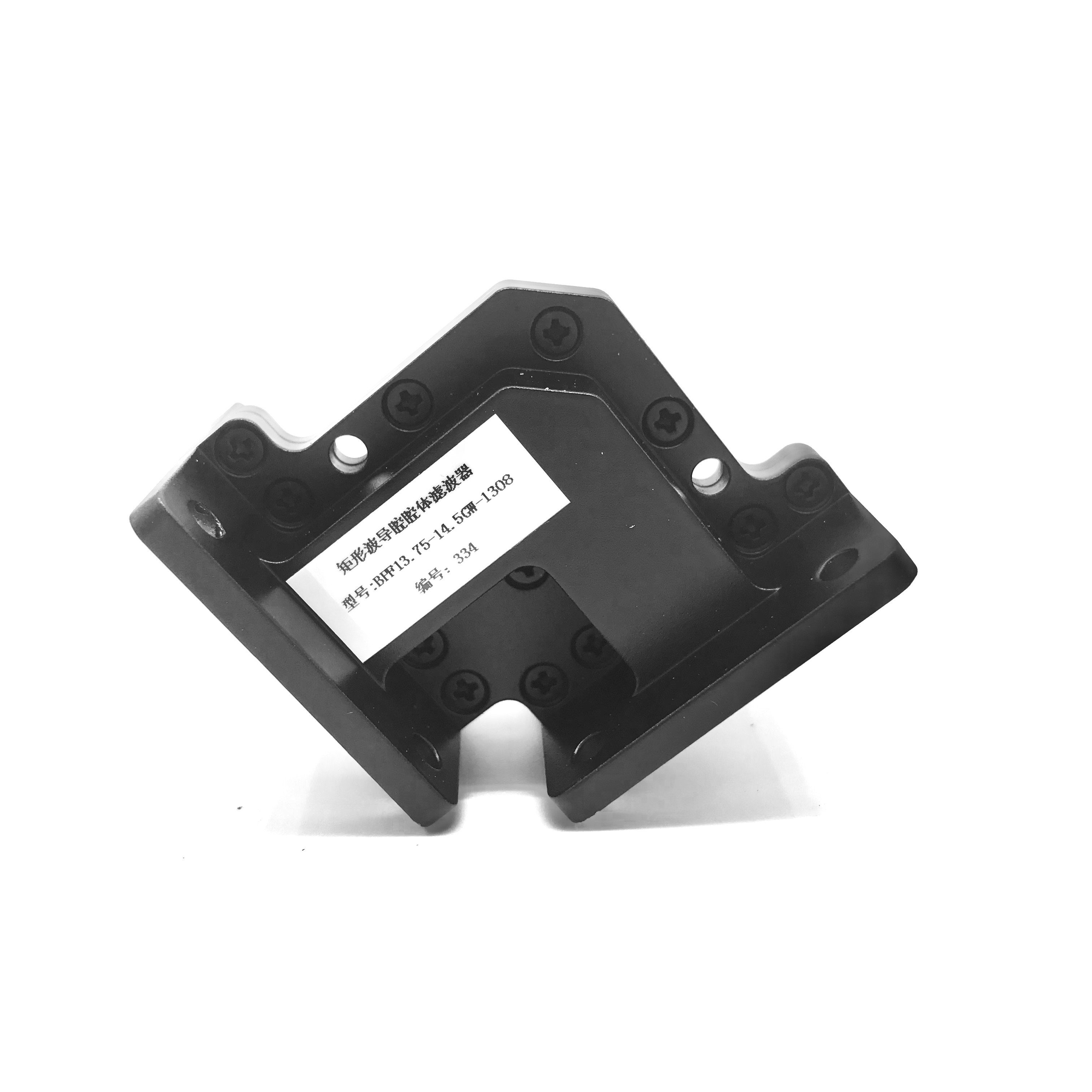 Black 13.75-14.5ghz Rf Waveguide Filter Low Insertion Loss Iso 9001 Approval