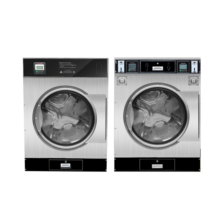 Coin Operated Washer Dryer Machine with Dry Washing Function 820x910x2000mm Size