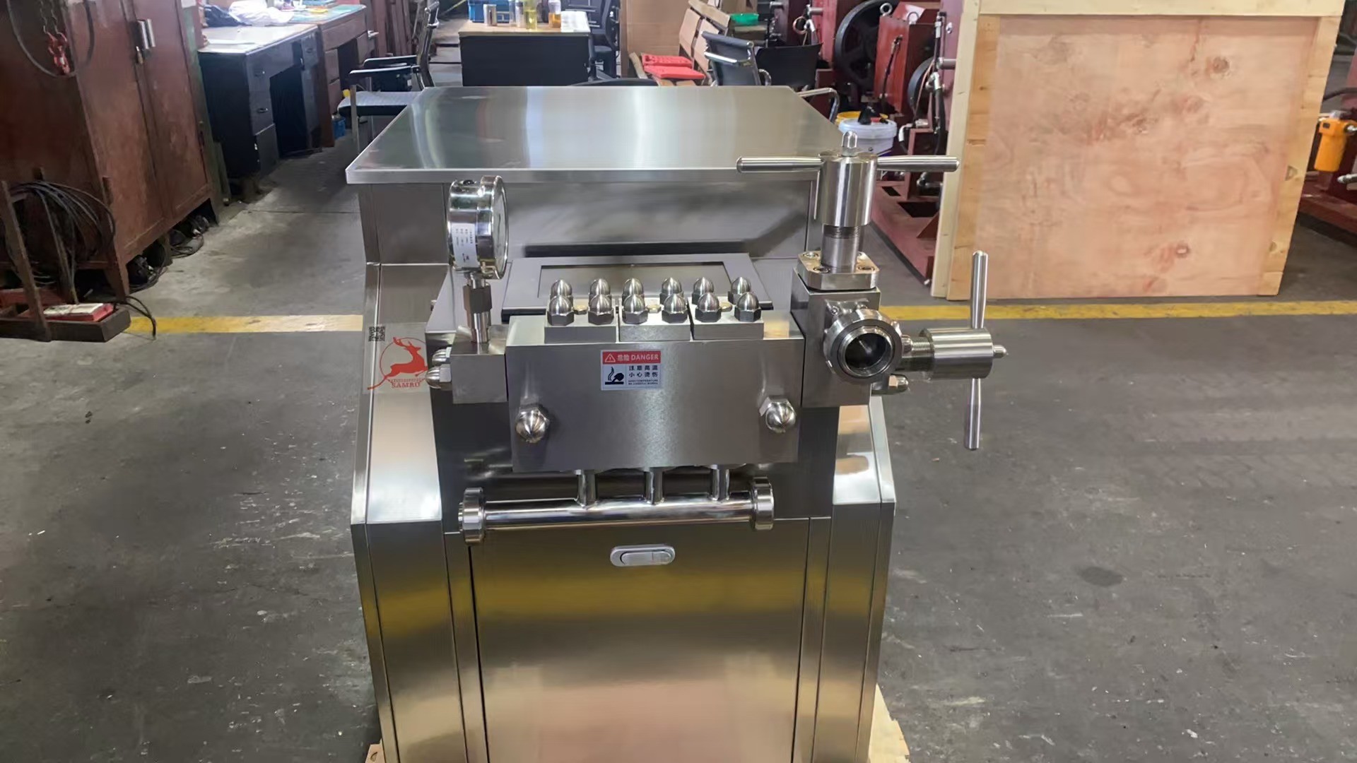 High Voltage Dairy Homogenizing Device for Smooth and Uniform Dairy Products