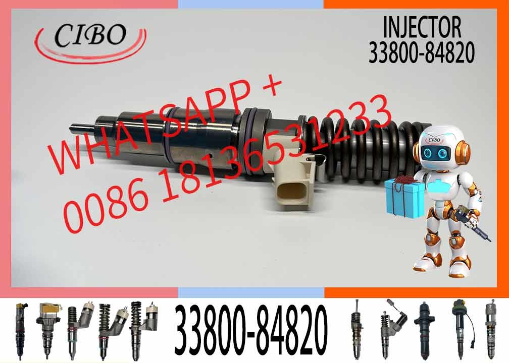 20929906 33800-84820 21379931 1677154 Excavator Fuel Injector Assembly Fuel Injector