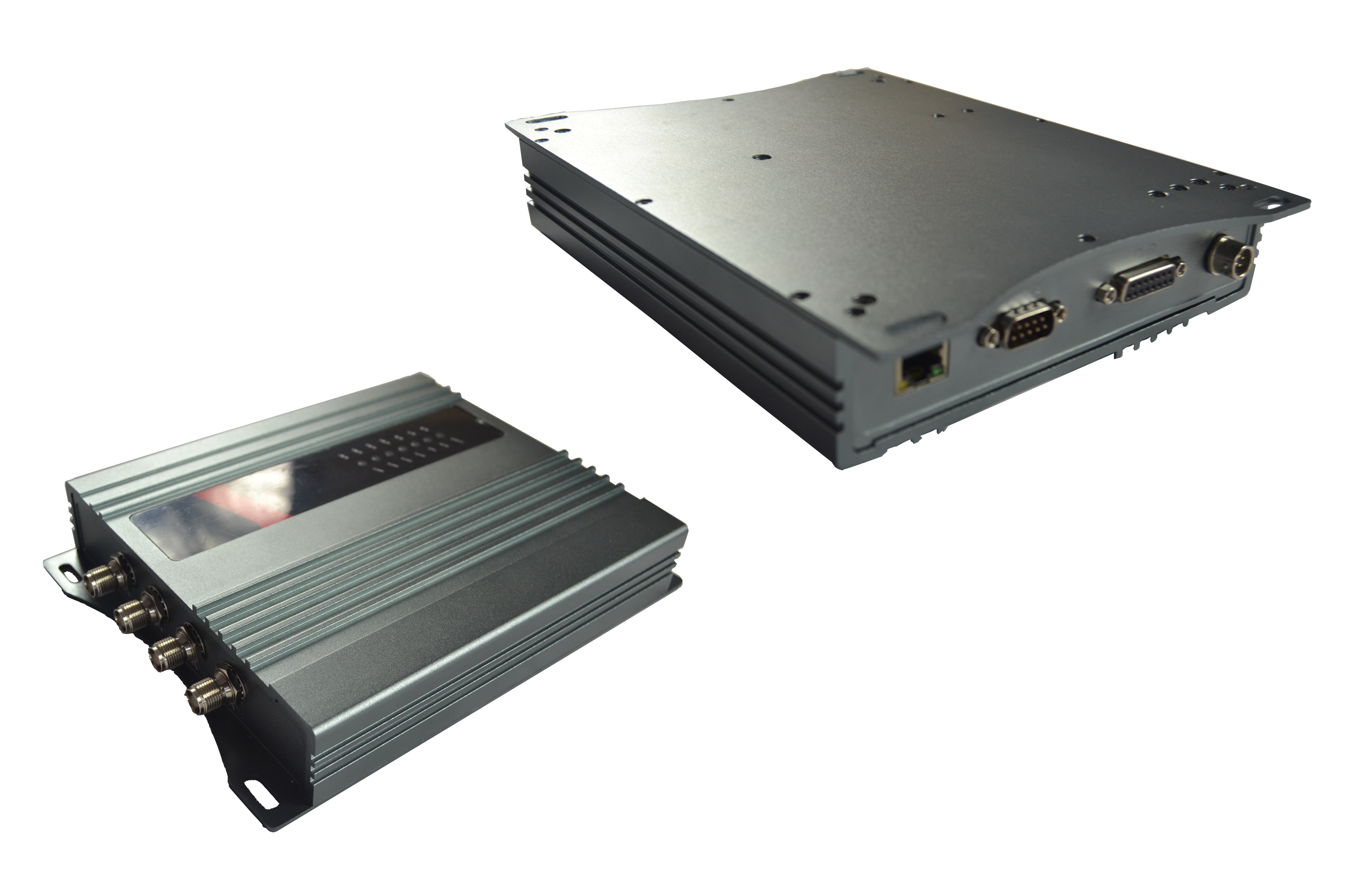 Grey Speedway RFID Reader , RFID Reader System With 4 TNC Port