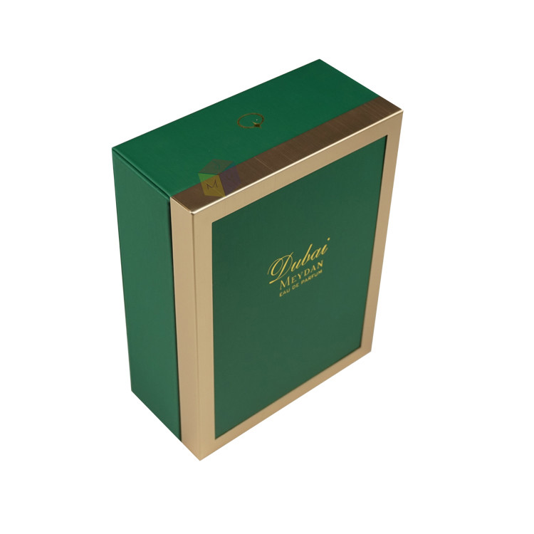 Luxury High End Handmade Paper Display Hard Cardboard Dubai Perfume Box Packaging With Insert